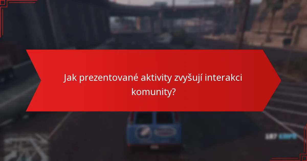 Jaké odměny mohou hráči získat účastí na prezentovaných aktivitách?